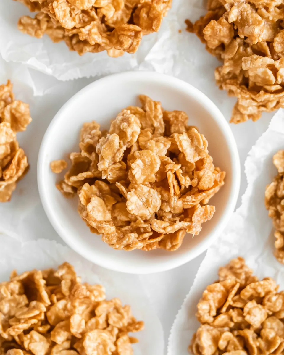 Homemade Butterscotch Cornflake Cookies photo