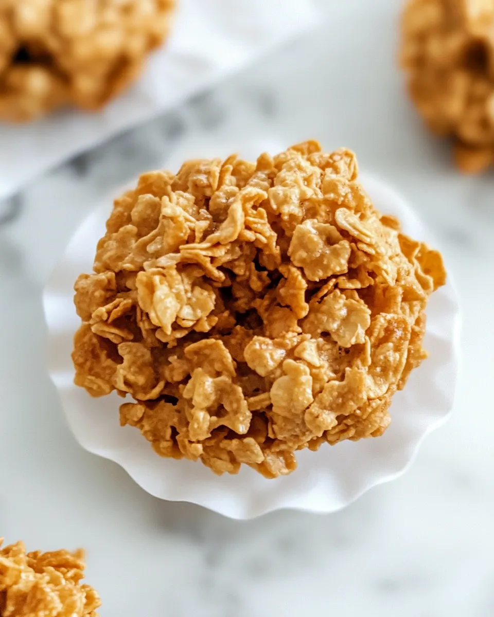 Easy Butterscotch Cornflake Cookies recipe photo