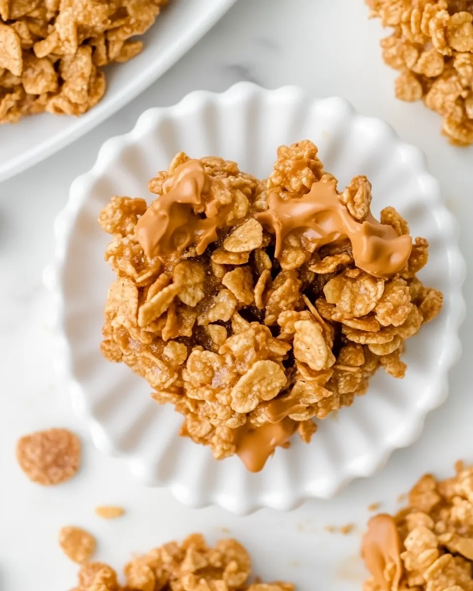 Delicious Butterscotch Cornflake Cookies shot