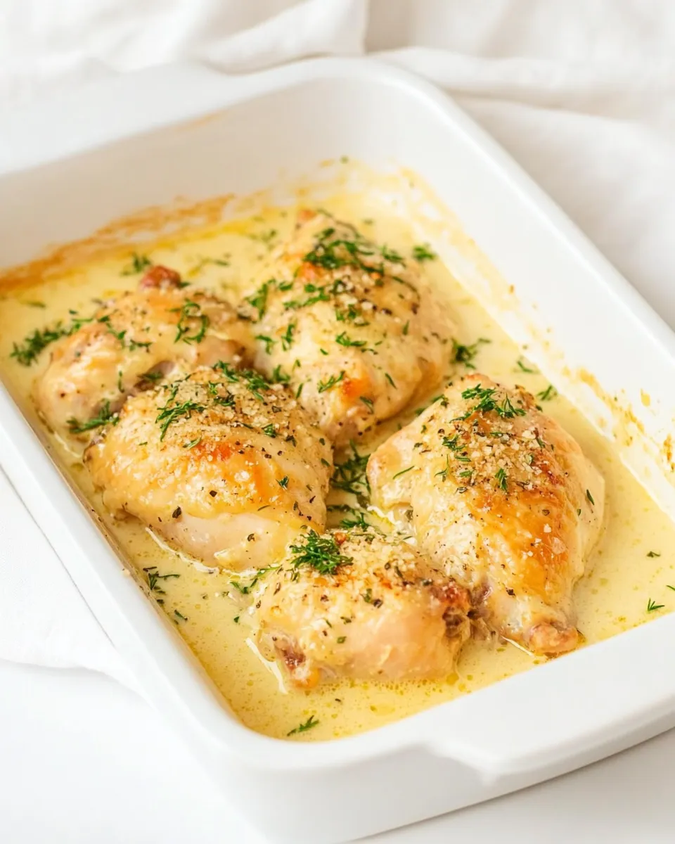 Homemade Buttery Baked Chicken photo