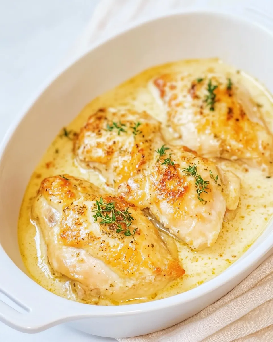 Delicious Buttery Baked Chicken shot