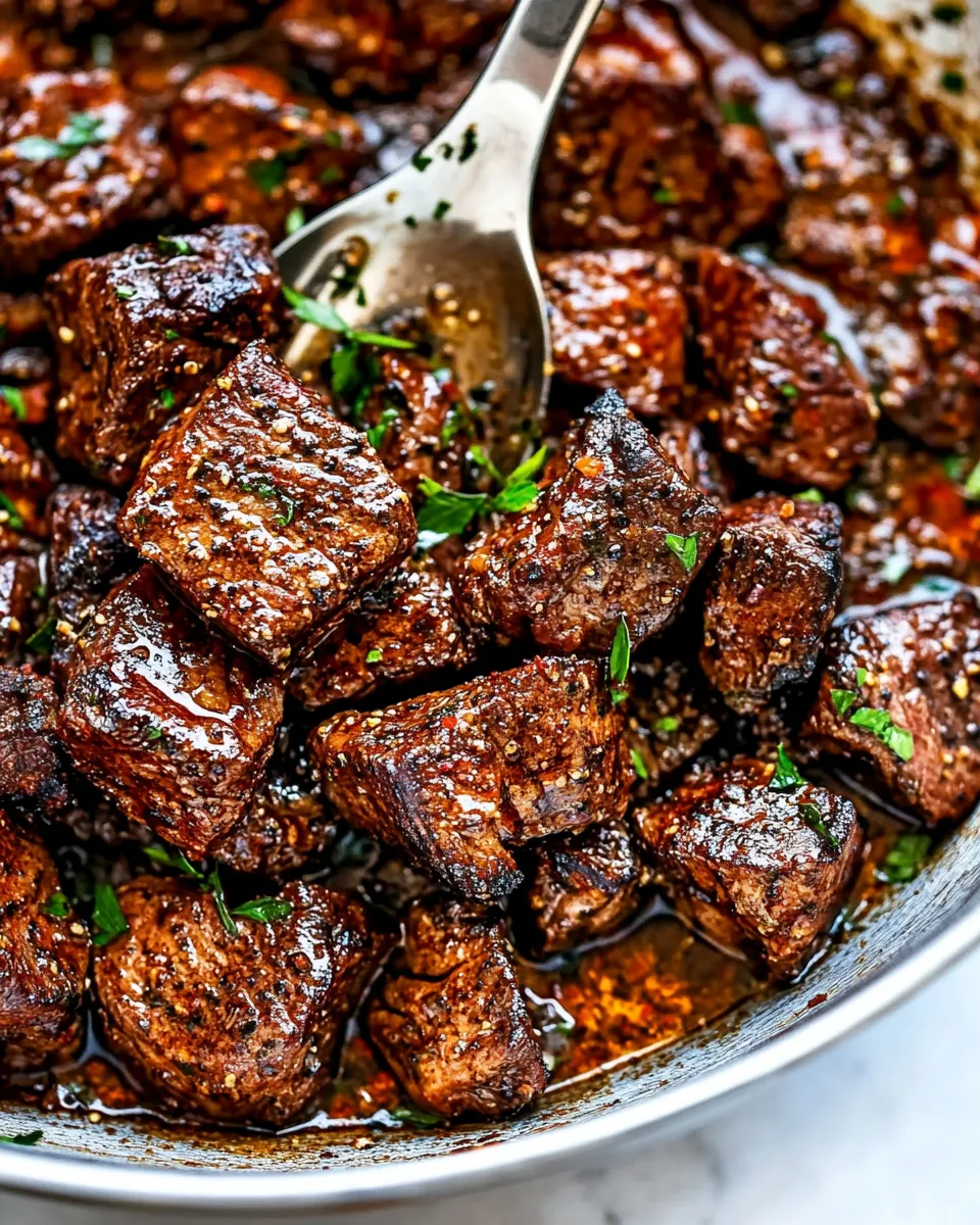 Homemade Cajun Butter Steak Bites photo