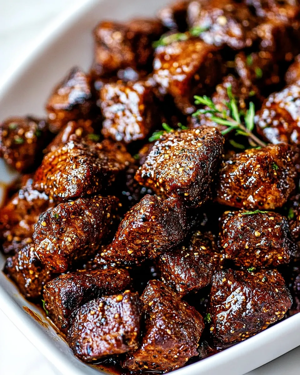 Easy Cajun Butter Steak Bites recipe photo