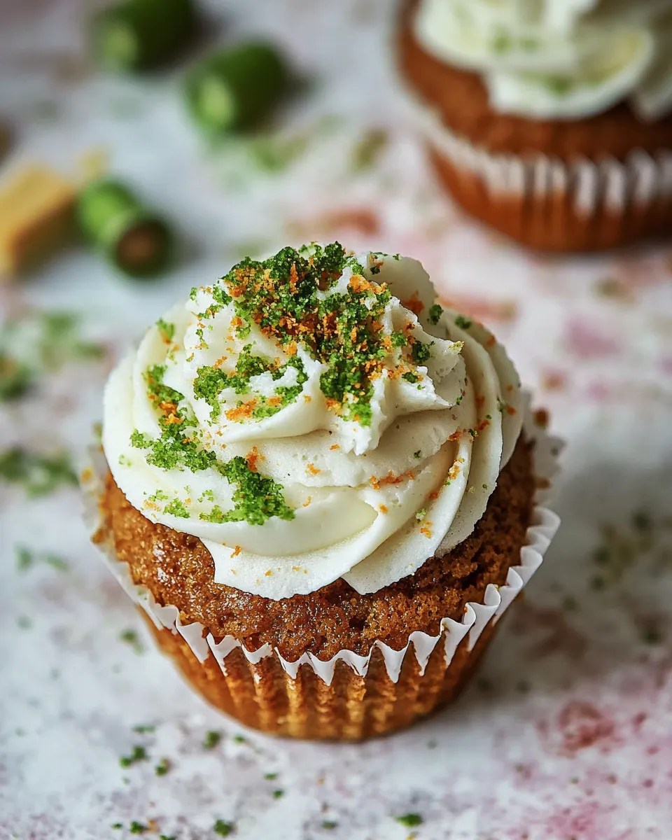 Simple Carrot Cake Cupcakes. photo