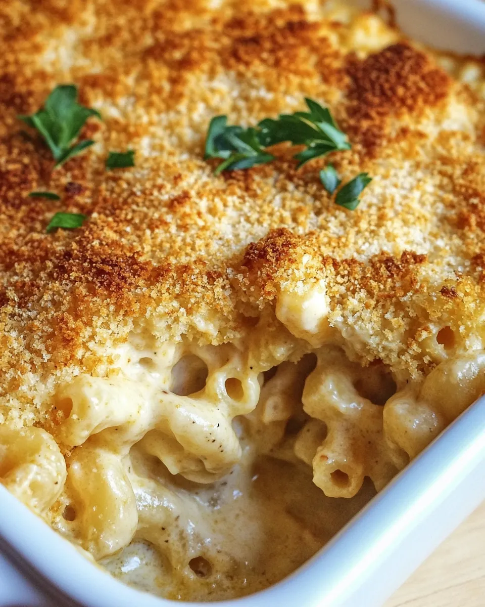 Delicious Cauliflower Mac And Cheese shot