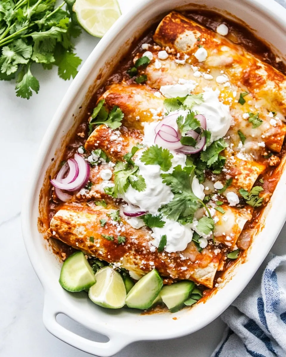 Classic Cheese Enchiladas of my Dreams. dish photo