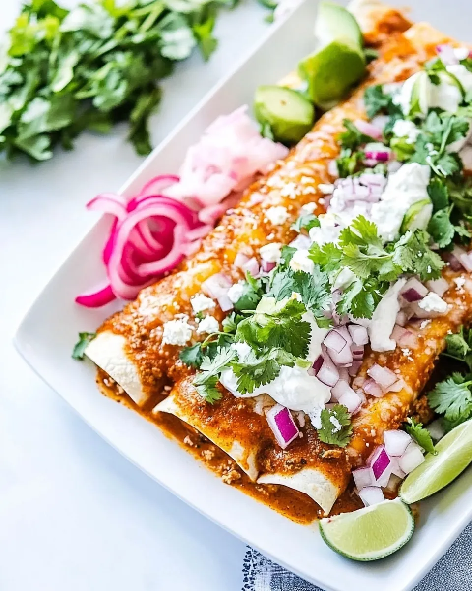 Delicious Cheese Enchiladas of my Dreams. food shot