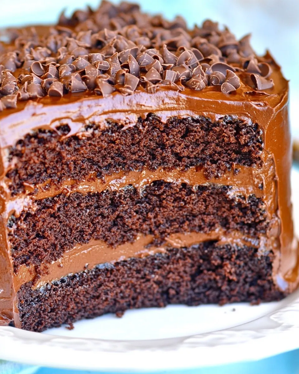 Homemade Cheesecake Factory Chocolate Blackout Cake Recipe photo