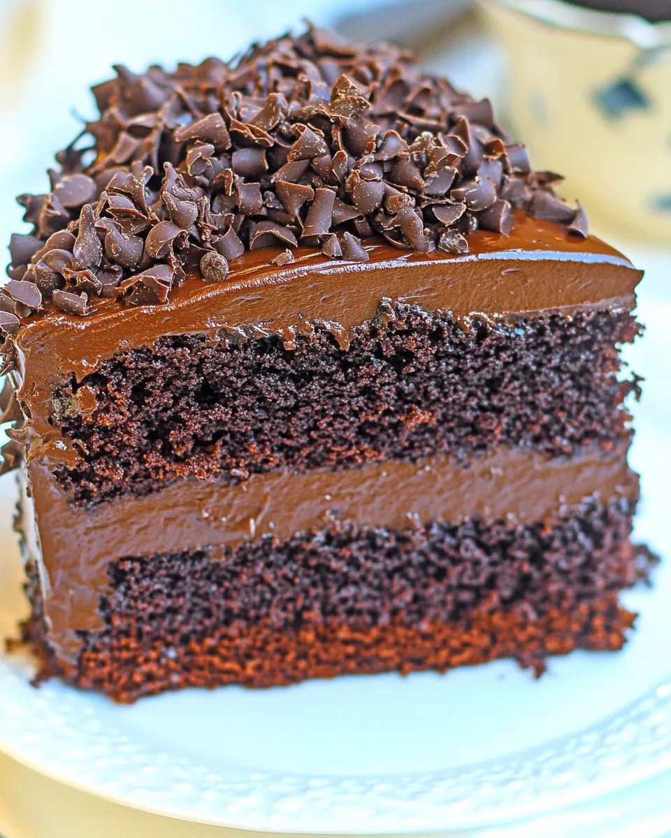 Delicious Cheesecake Factory Chocolate Blackout Cake Recipe image