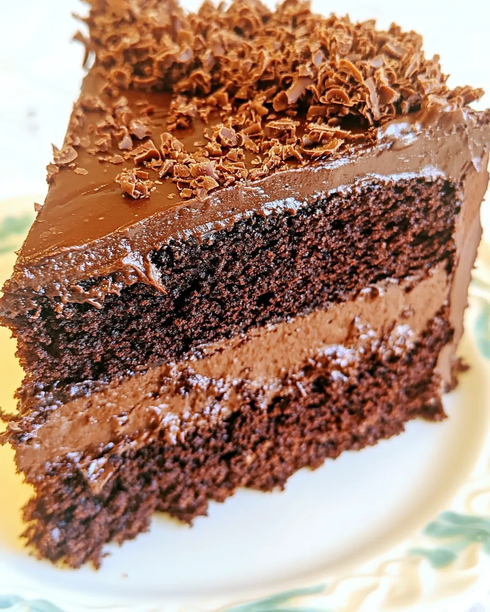 Easy Cheesecake Factory Chocolate Blackout Cake Recipe shot