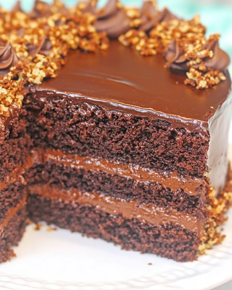 Best Cheesecake Factory Chocolate Blackout Cake Recipe dish photo