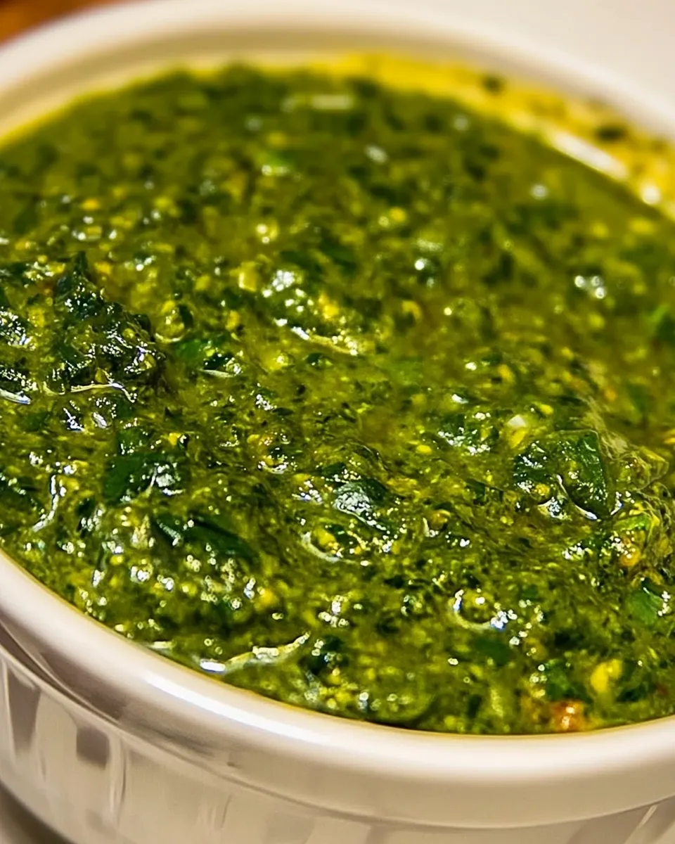 Delicious Chermoula Sauce (for Vegetables) shot