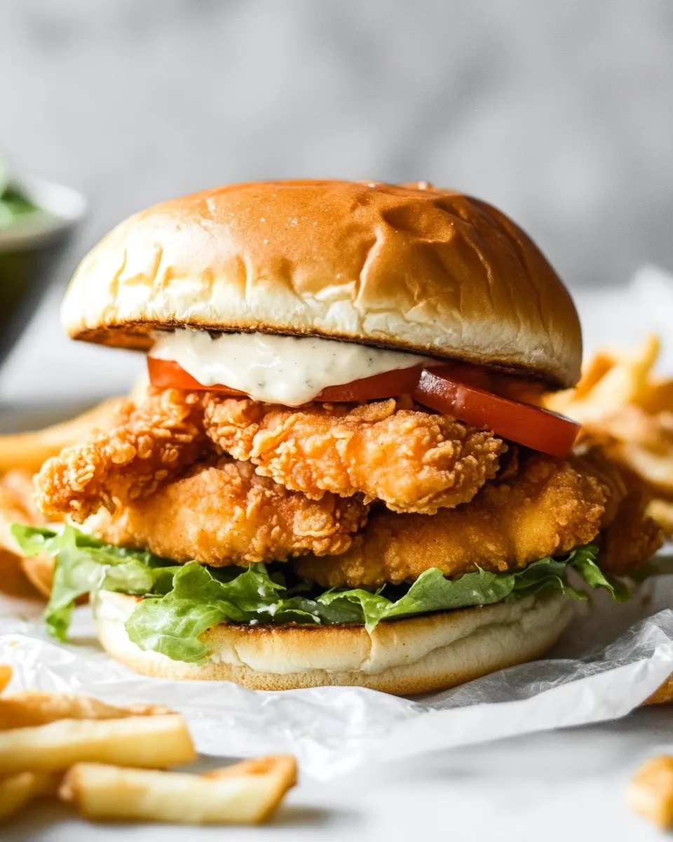 Easy Chick-fil-A Crispy Chicken Sandwhich copycat recipe photo