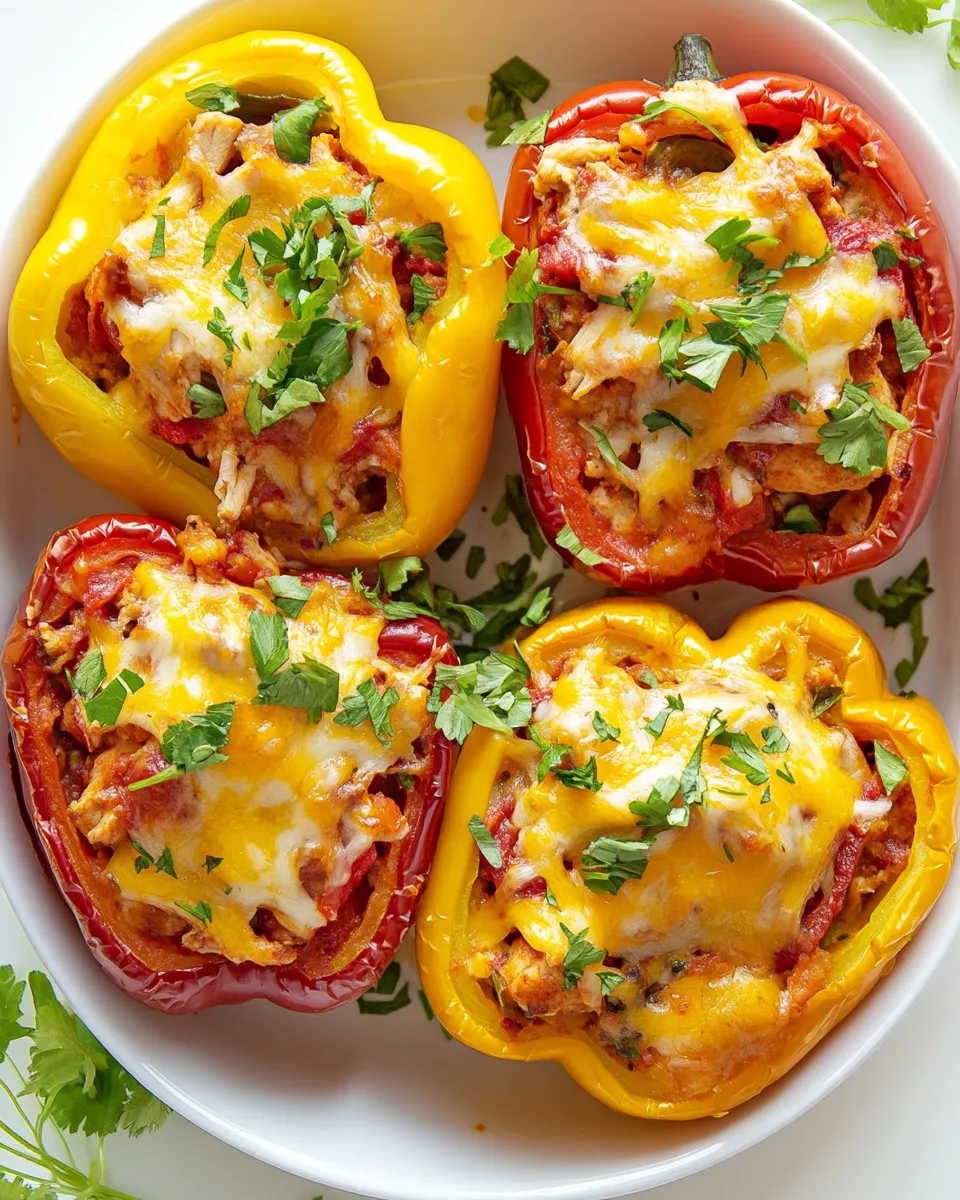 Classic Chicken-Stuffed Peppers image