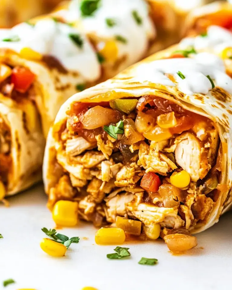 Homemade Chicken Burritos photo