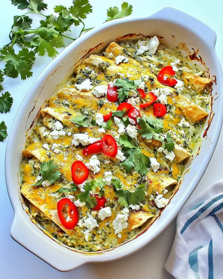 Homemade Chicken Enchiladas with Verde Sauce photo