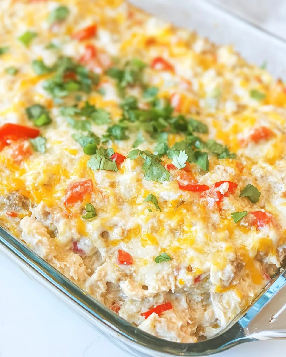 Easy Chicken Fajita Casserole recipe photo