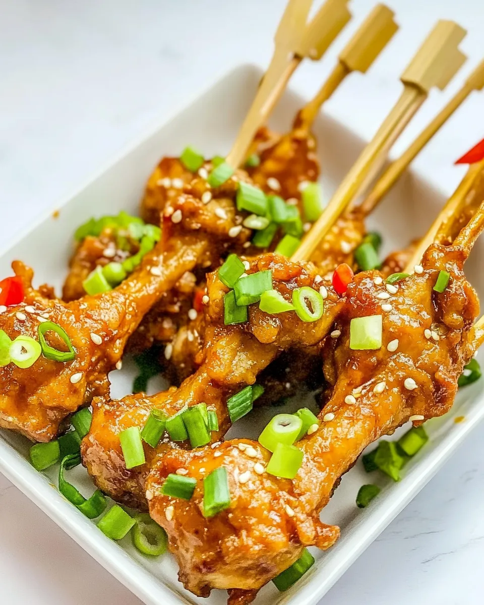 Homemade Chicken Lollipops photo