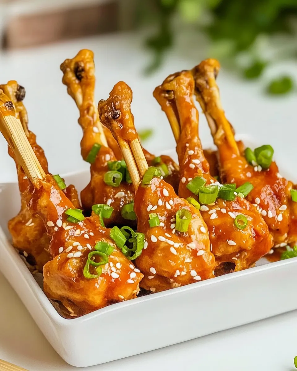 Easy Chicken Lollipops recipe photo