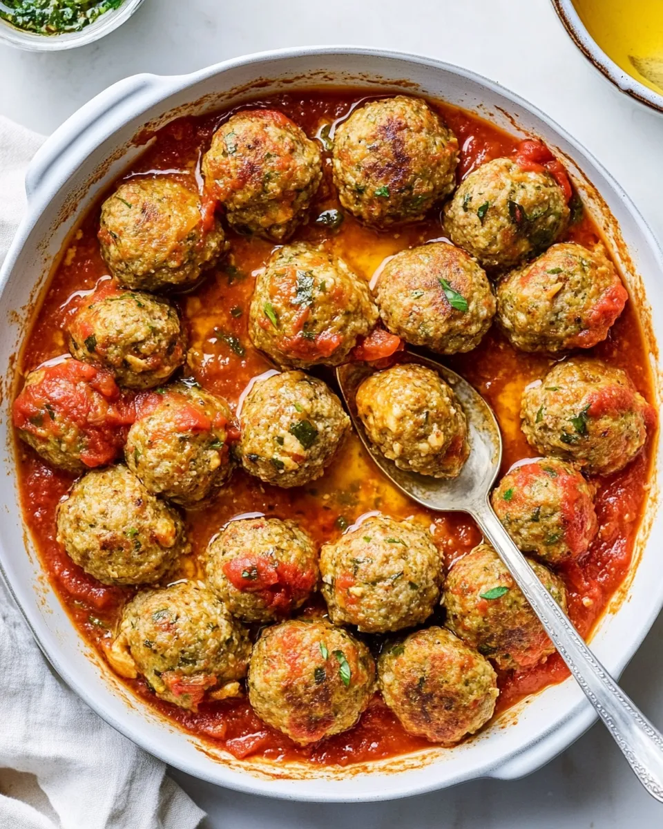 Classic Chicken Meatballs image