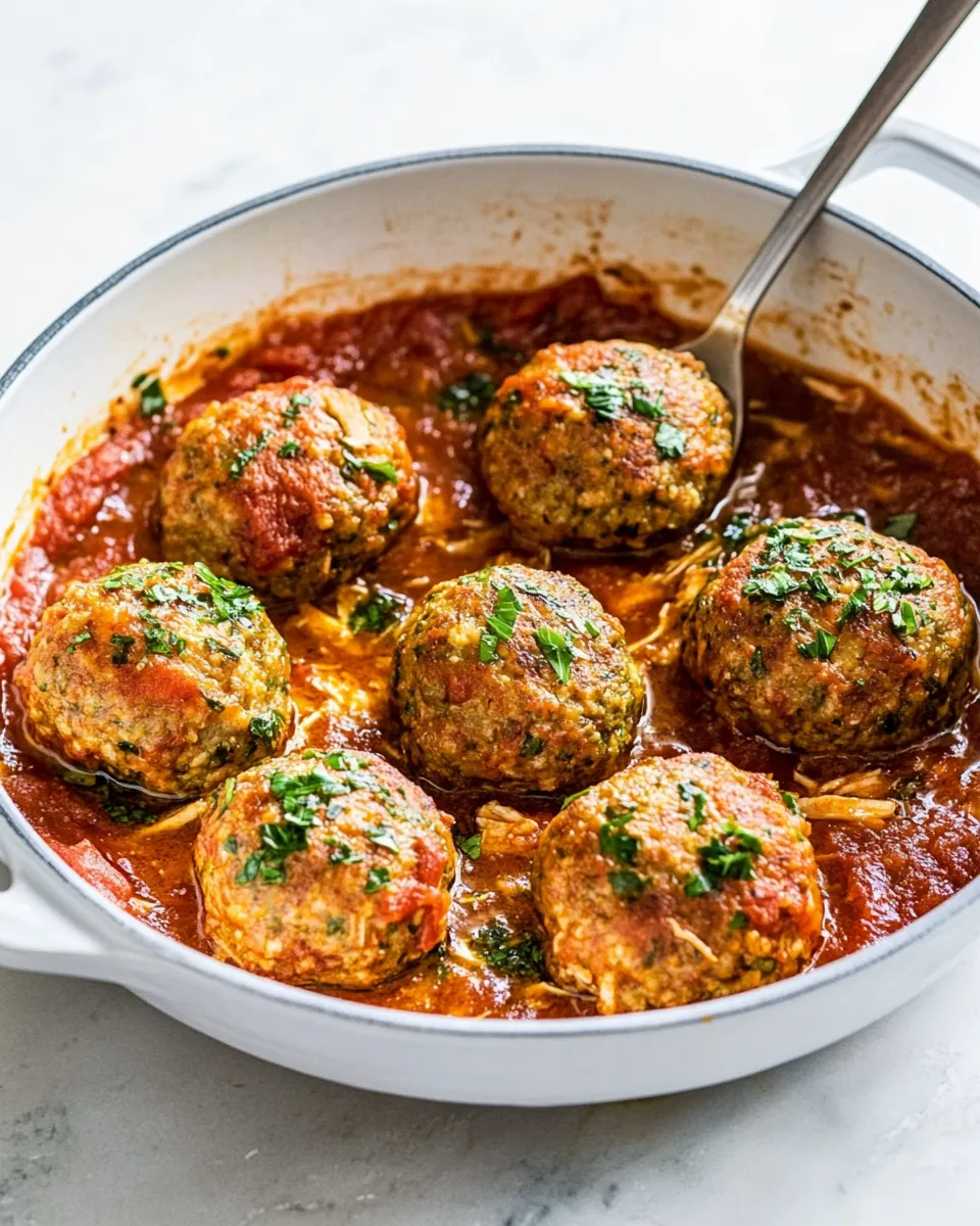 Easy Chicken Meatballs recipe photo