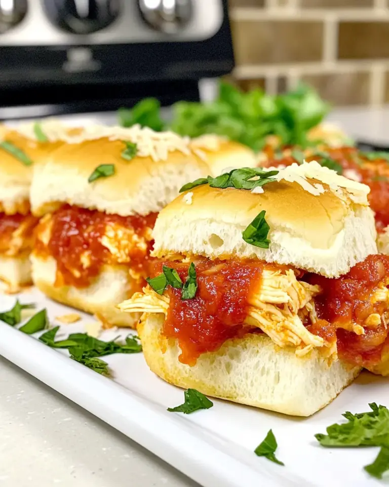 Homemade Chicken Parm Sliders photo