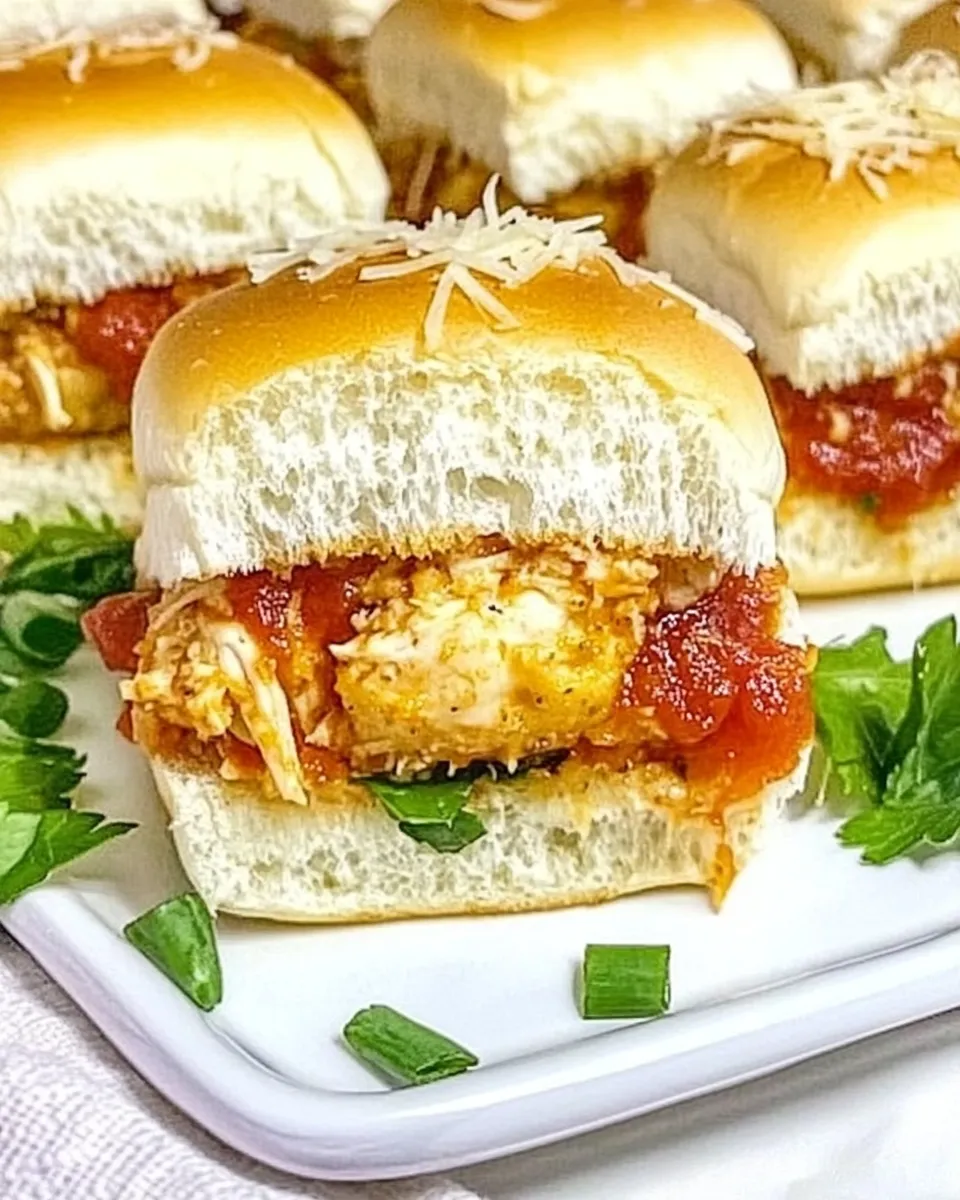 Classic Chicken Parm Sliders image