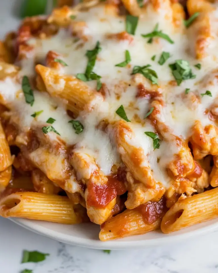 Homemade Chicken Parmesan Pasta photo
