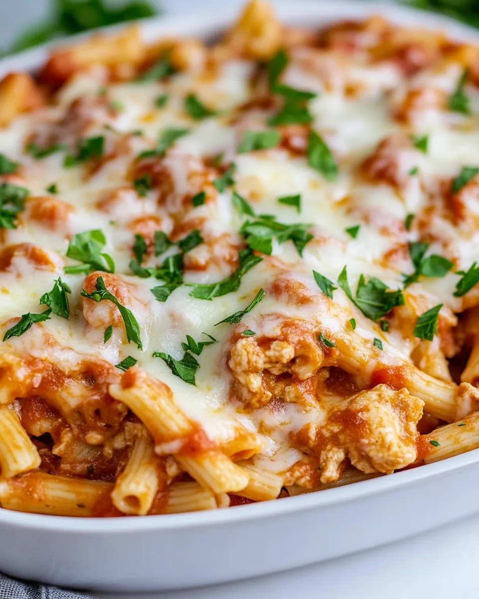 Easy Chicken Parmesan Pasta recipe photo