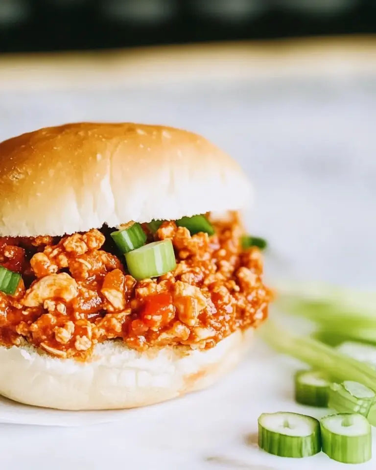 Homemade Chicken Sloppy Joes recipe photo
