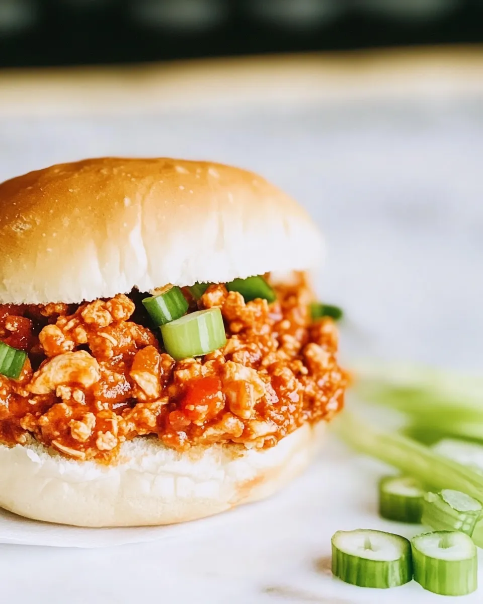 Homemade Chicken Sloppy Joes recipe photo