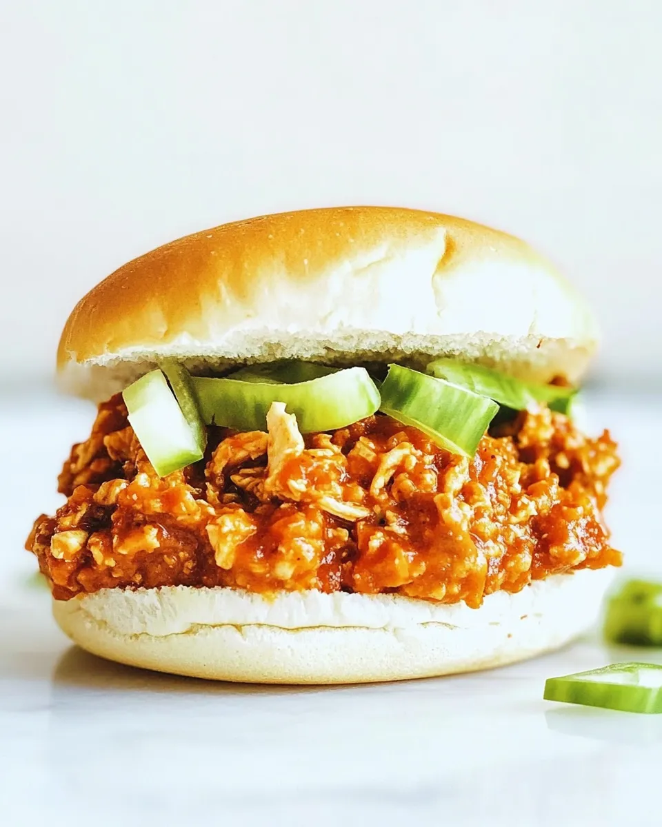 Classic Chicken Sloppy Joes dish photo