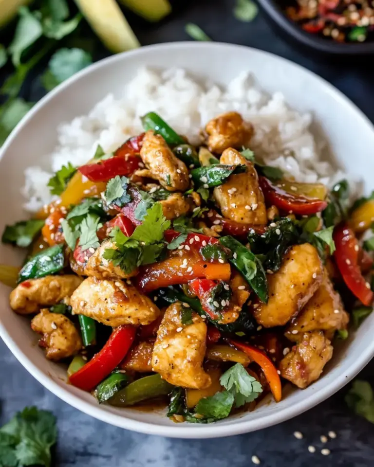Easy Chicken Stir-Fry With Coriander And Spicy Sweet Sauce photo