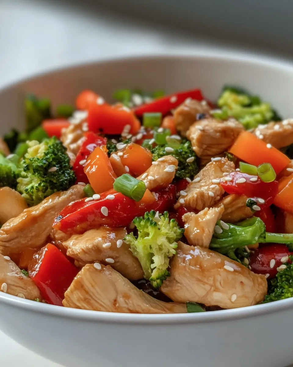 Delicious Chicken Teriyaki Bowl shot