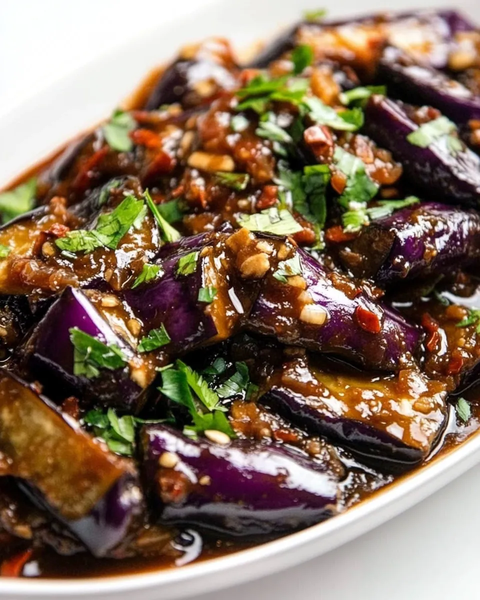 Homemade Chinese Eggplant With Garlic Sauce The Best photo