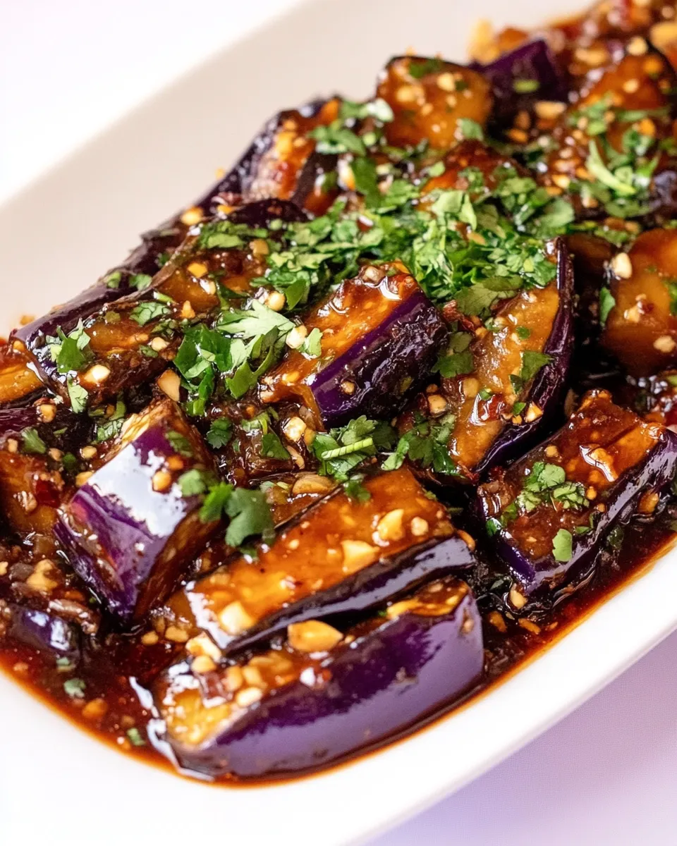Savory Chinese Eggplant With Garlic Sauce The Best image