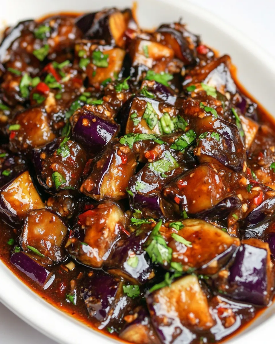 Delicious Chinese Eggplant With Garlic Sauce The Best recipe photo