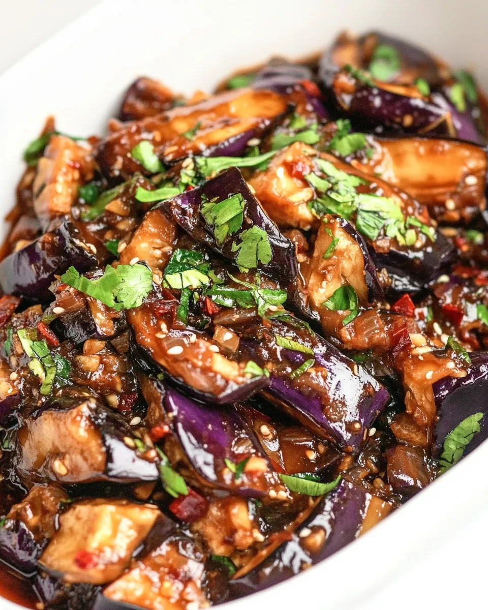 Easy Chinese Eggplant With Garlic Sauce The Best dish photo
