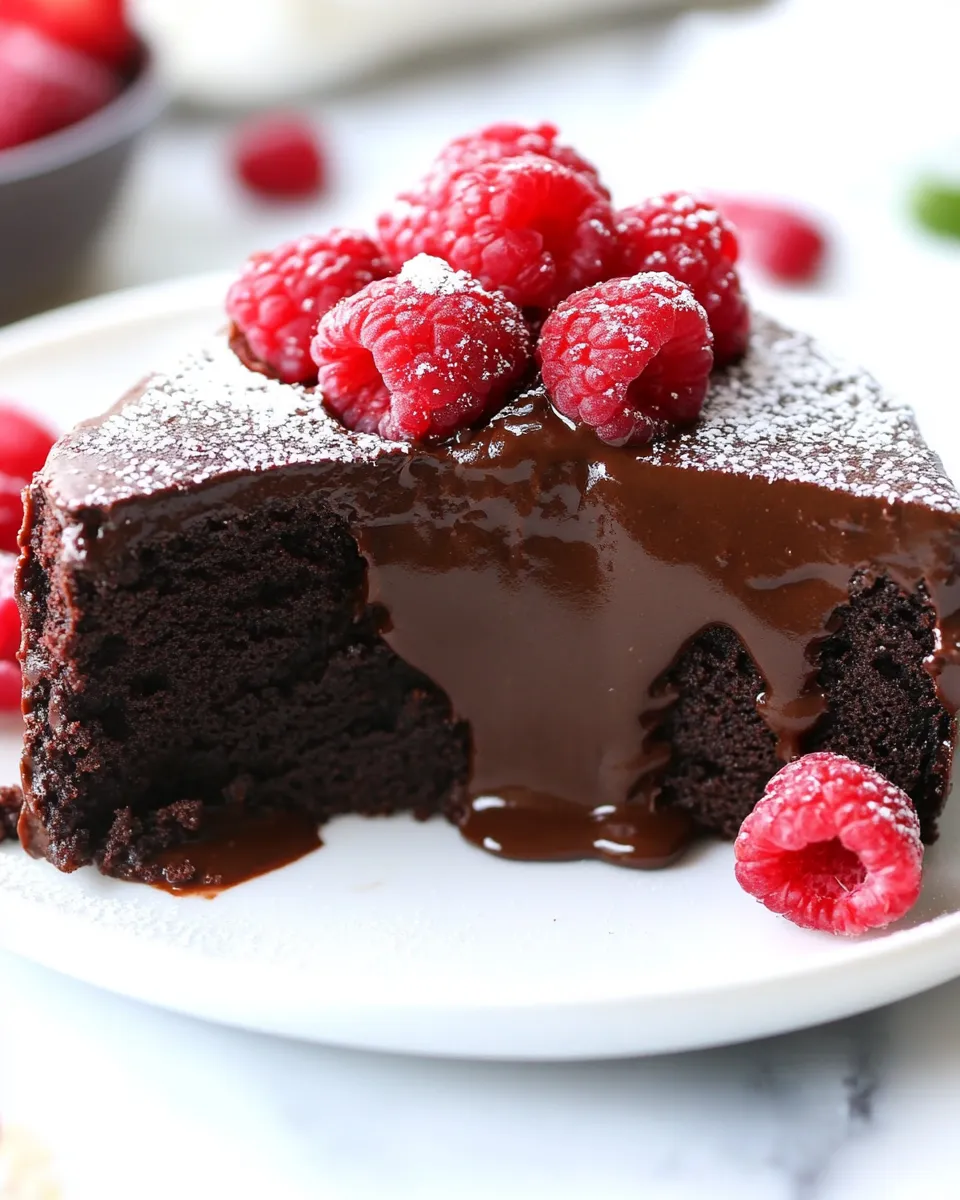 Homemade Chocolate Cake Only 5 Ingredients photo