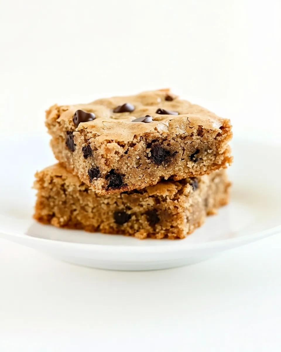 Delicious Chocolate Chip Banana Bread Blondies image