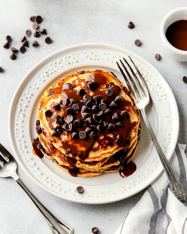 Homemade Chocolate Chip Pancake Recipe photo