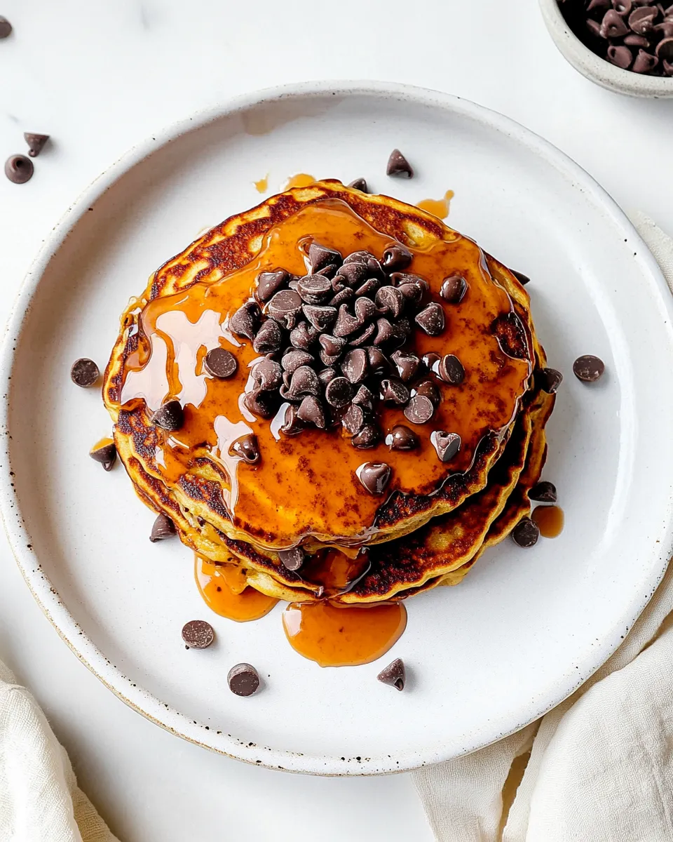 Delicious Chocolate Chip Pancake Recipe dish photo