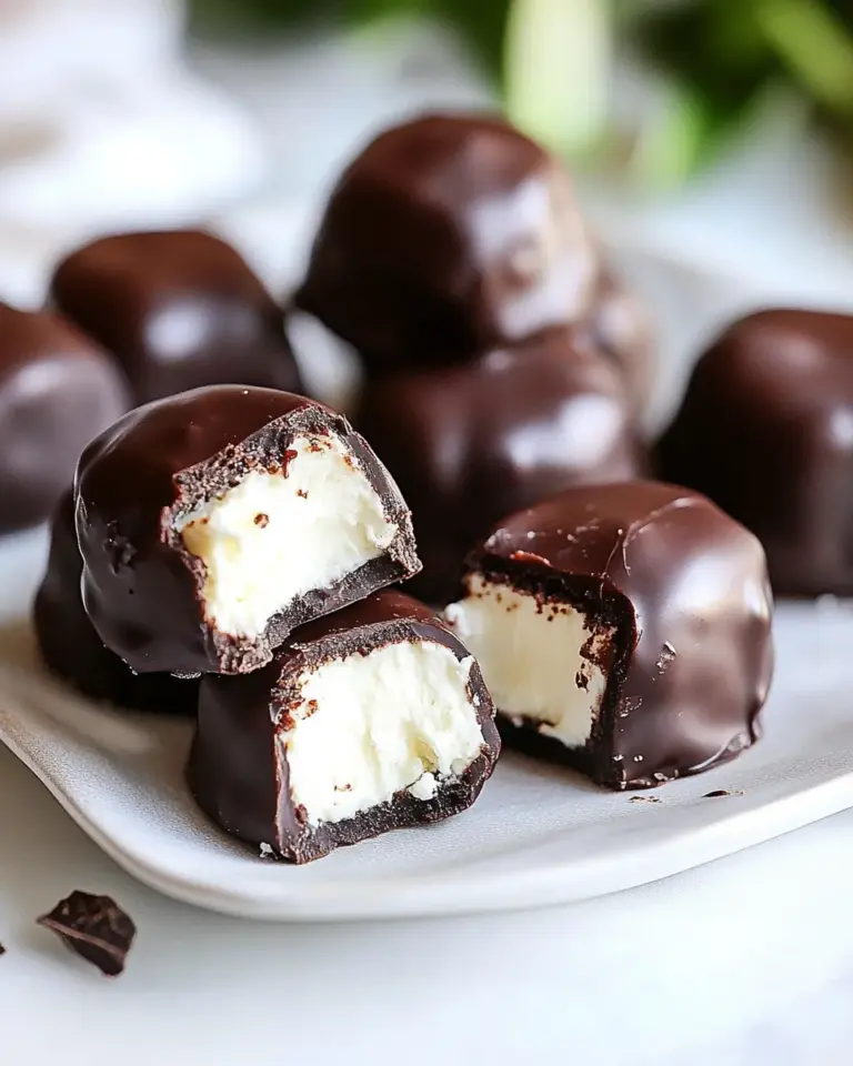 Homemade Chocolate Covered Cheesecake Bites photo