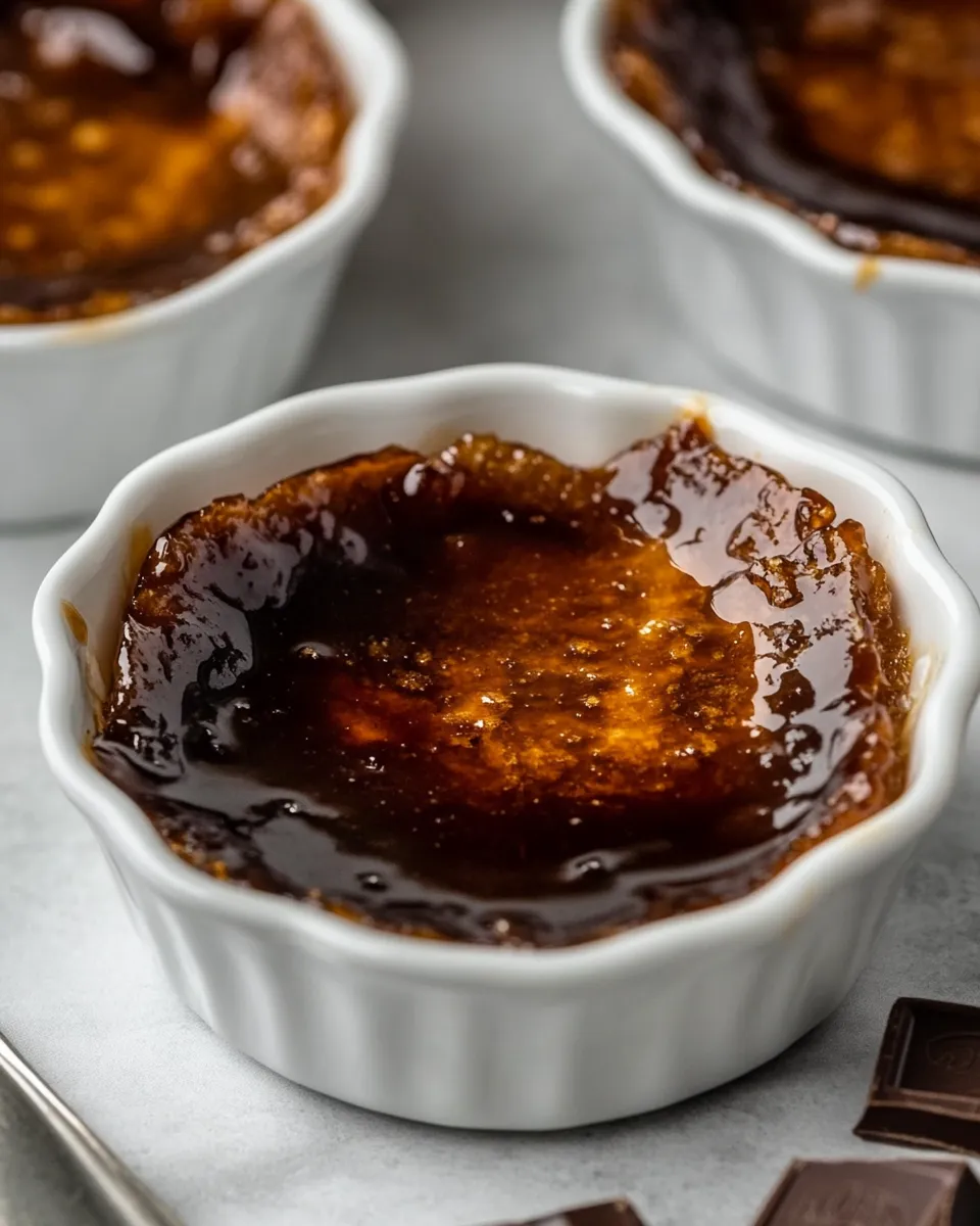 Easy Chocolate Creme Brulee recipe photo