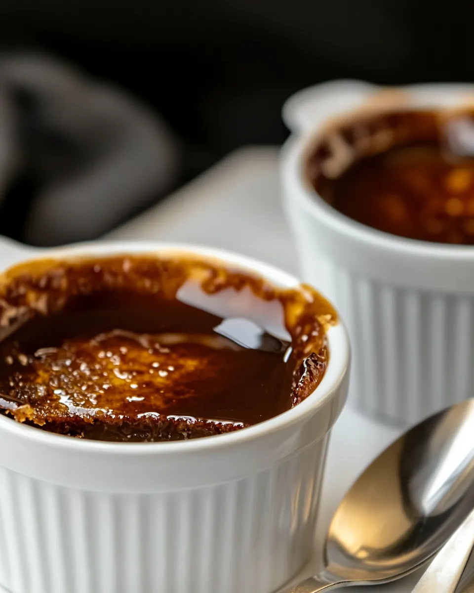 Delicious Chocolate Creme Brulee shot