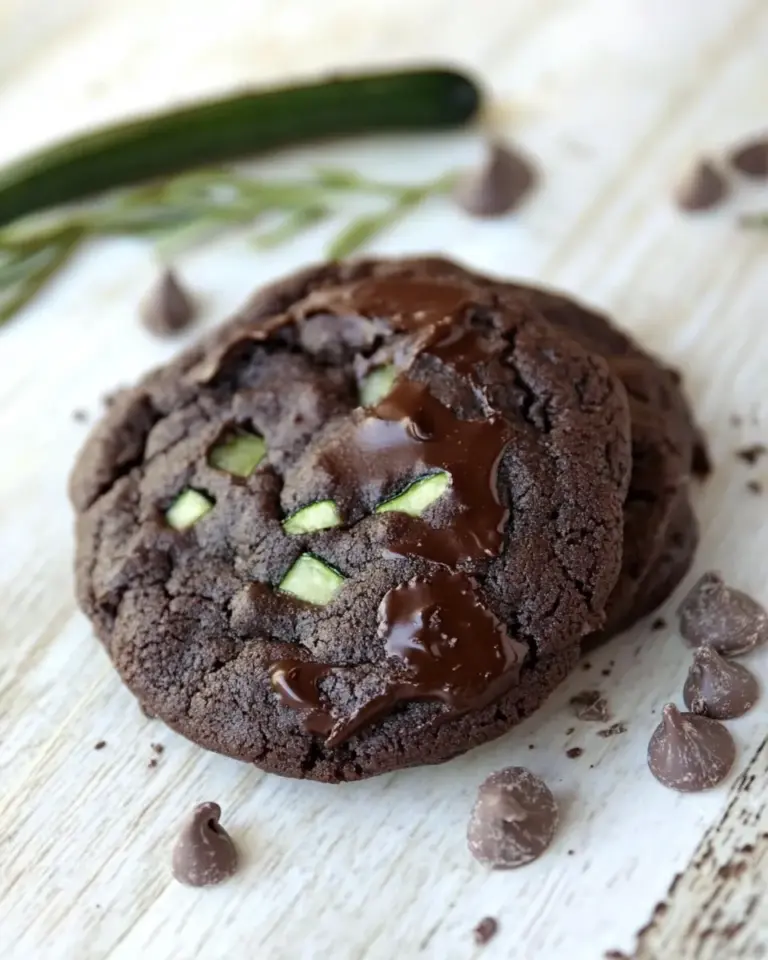 Homemade Chocolate Fudge Zucchini Cookies photo