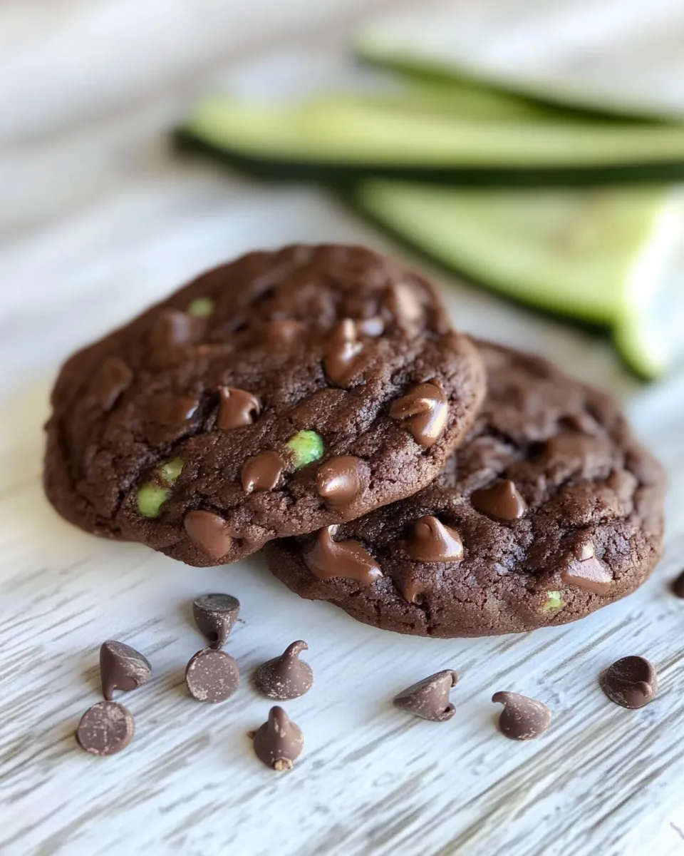 Classic Chocolate Fudge Zucchini Cookies image