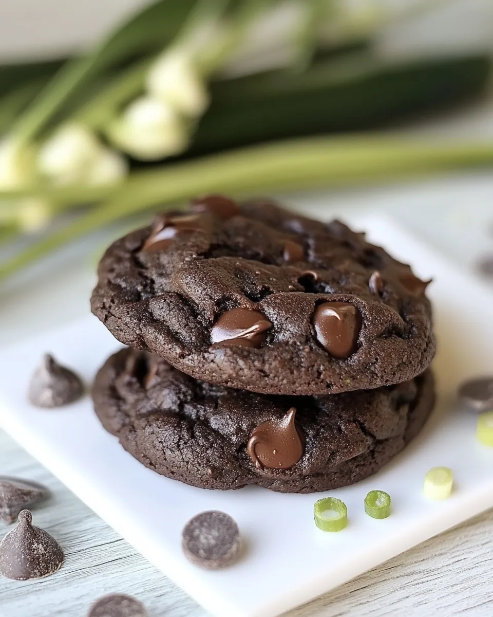 Easy Chocolate Fudge Zucchini Cookies recipe photo