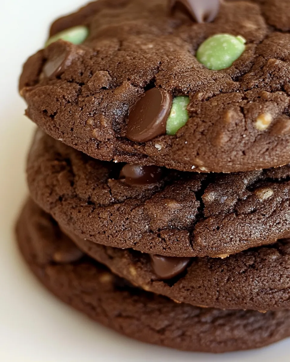 Classic Chocolate Mint Cookies with Dark Chocolate Mint Chips photo