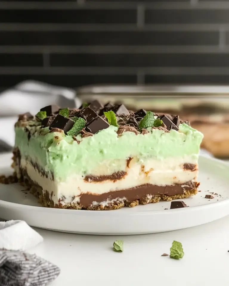 Homemade Chocolate Mint Lasagna photo